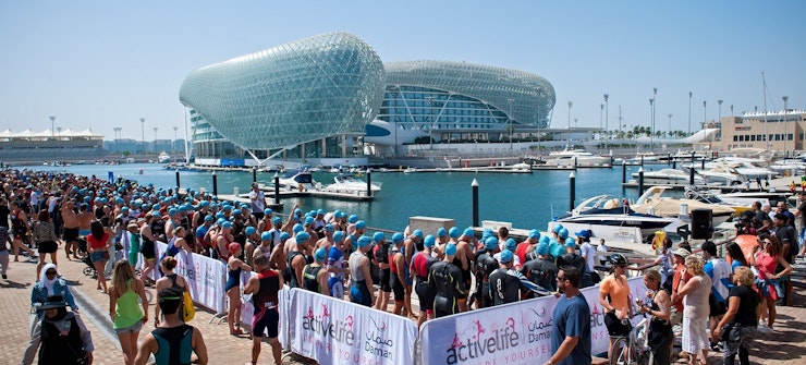 THOUSANDS PACK OUT YAS ISLAND TO WITNESS ABU DHABI TRIATHLON HISTORY