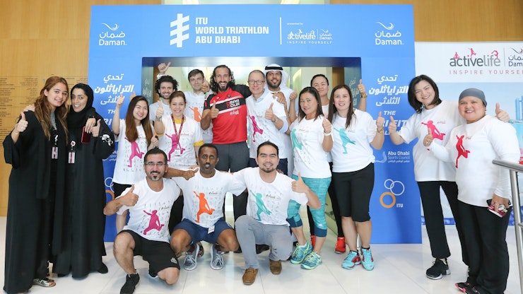 DAMAN CHALLENGE ENCOURAGES UAE COMMUNITY TO GIVE THE ITU WORLD TRIATHLON ABU DHABI A ‘TRI’