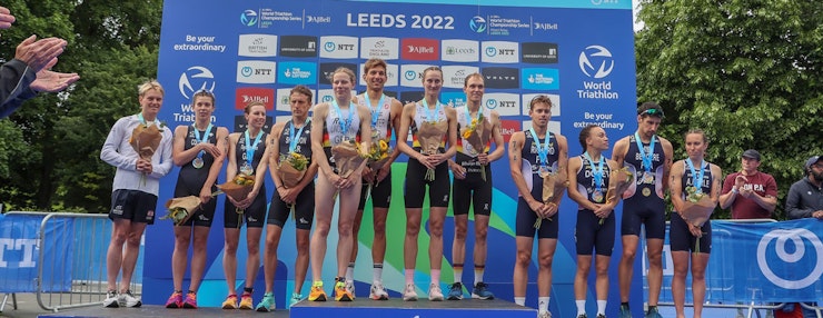 Silver for GB in Leeds mixed relay
