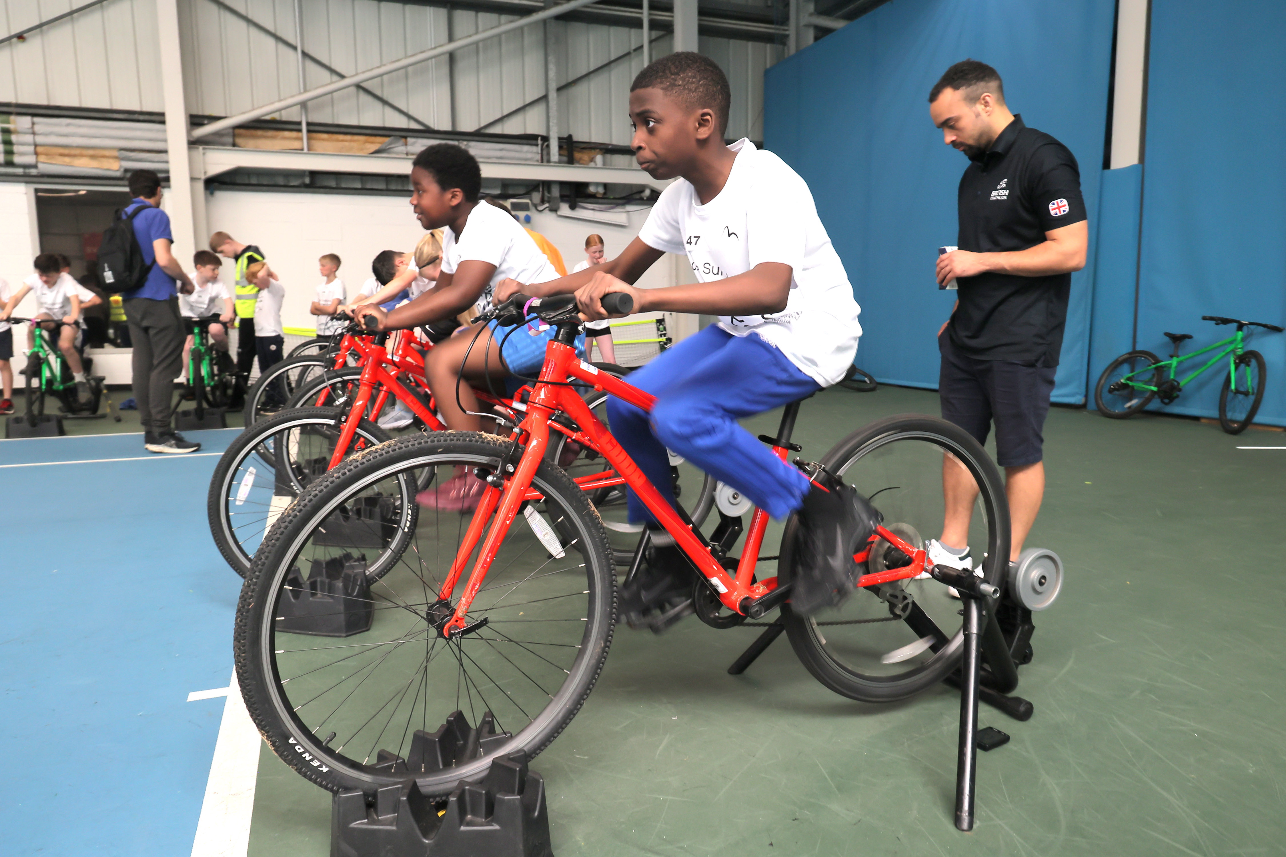 Sunderland Schools Take On Swim Bike Run AJ Bell 2023 World