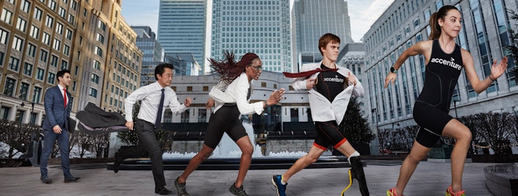 Accenture Mixed Team Challenge to get people out of the office and into triathlon
