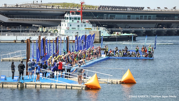 第15回大会記念企画「スイムポンツーン(スイム飛込用の浮桟橋)ウォーク&稚魚放流!」(5月18日開催!)